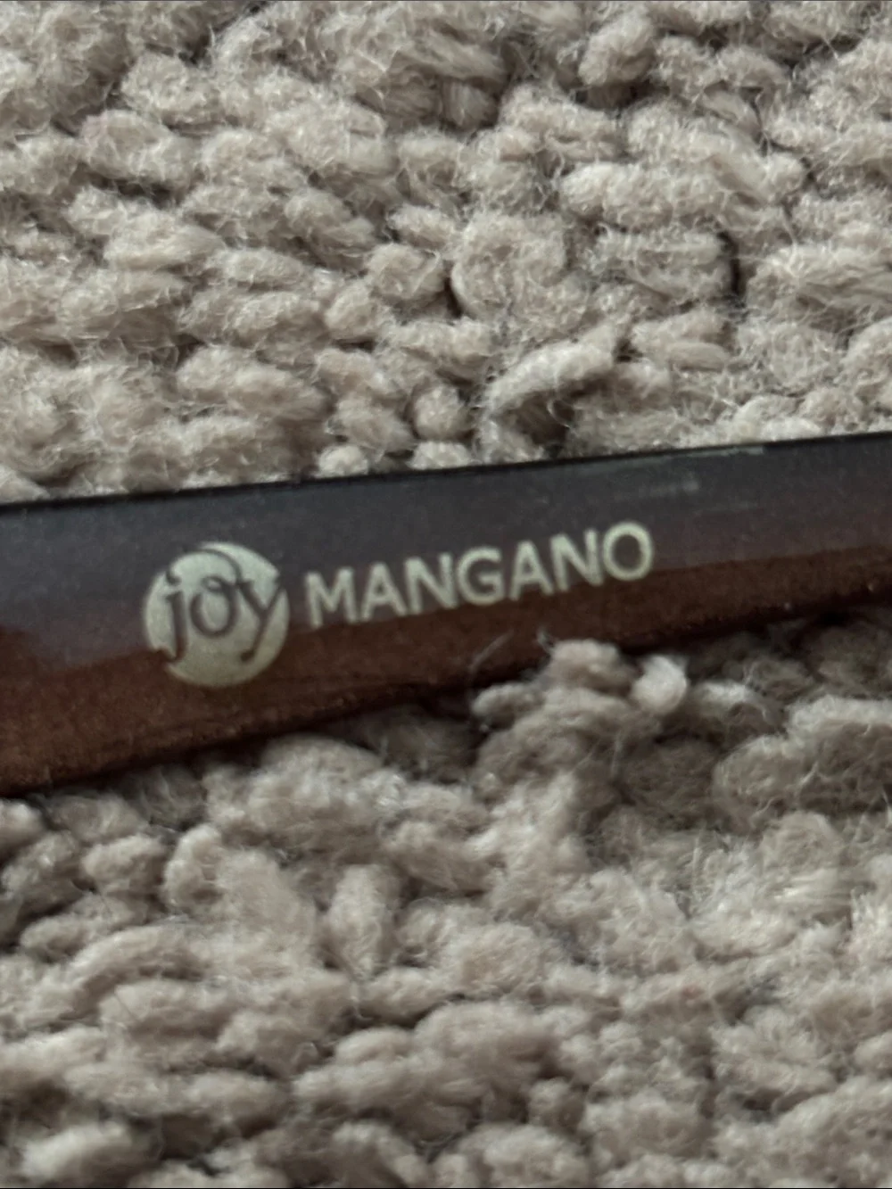 Joy Mangano Men's Brown Frame Sunglasses with Yellow Mirrored Lenses